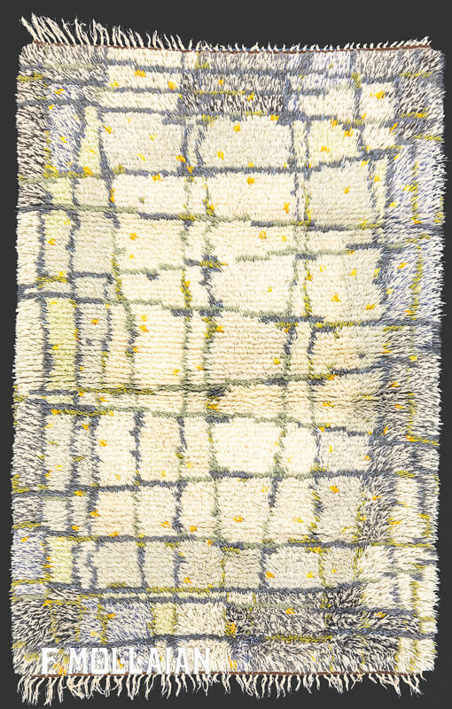Tapis Vintage Rya Suédois n°:34123944
